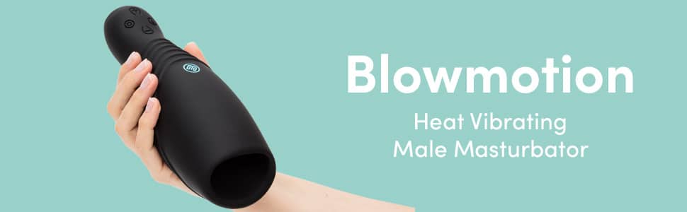 Blowmotion Warming Rechargeable Vibrating Male Masturbator